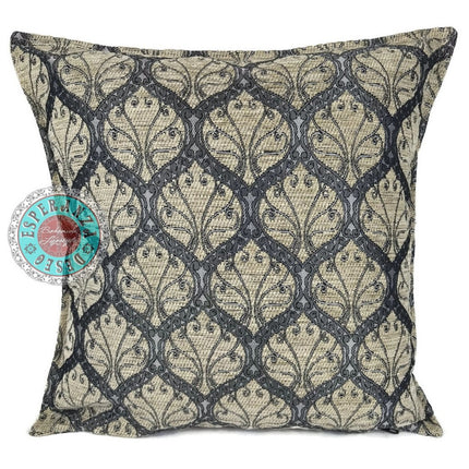 Honingraat creme kussenhoes/cushion cover ± 45x45cm