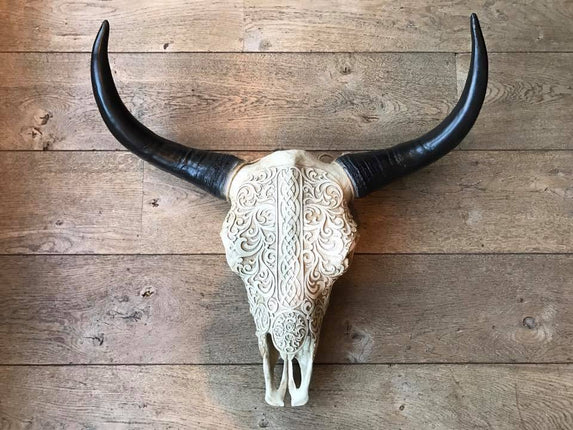 Skull bedrukt groot F47