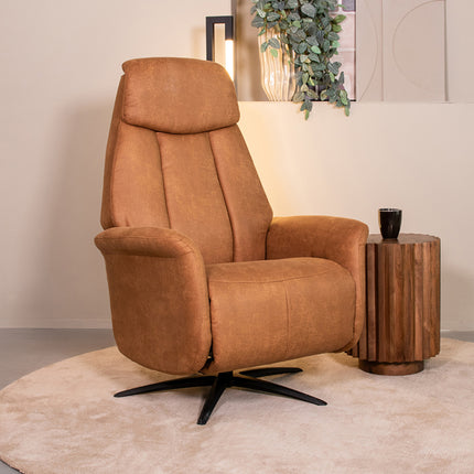 Fauteuil Oslo - Cognac - Micro Suede