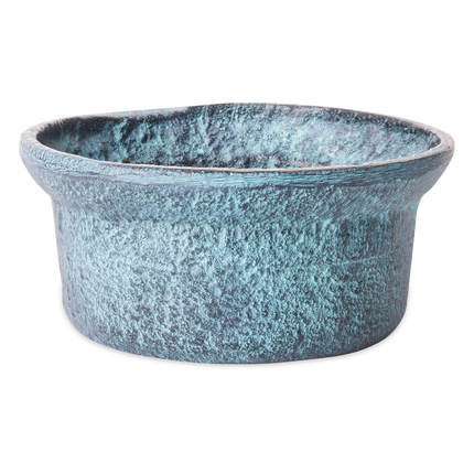 Schaal Decoratief Blauw Patina