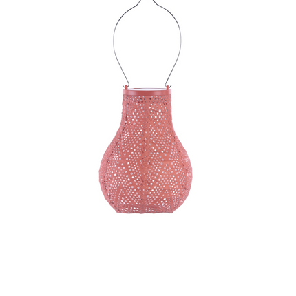 Solar Lampion 16 cm oranje