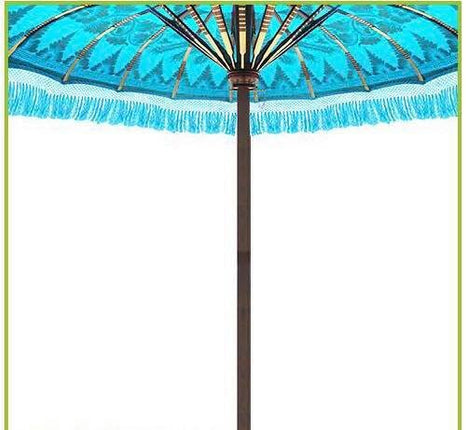 parasol groot turqoise