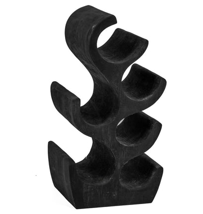Houten wijnrek