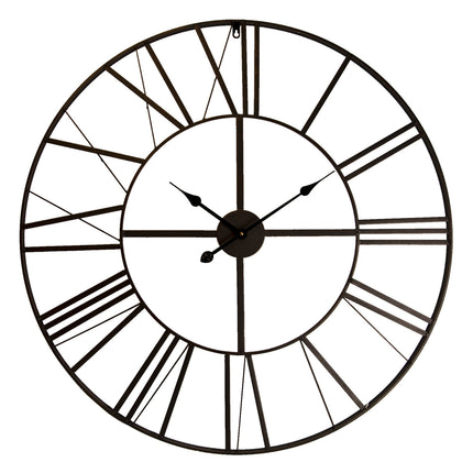 Raderklok 80 cm zwart