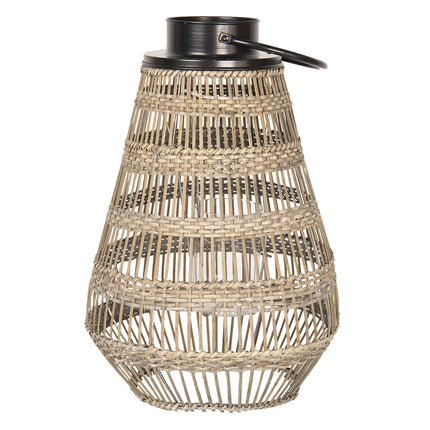 Windlicht hout 60 cm