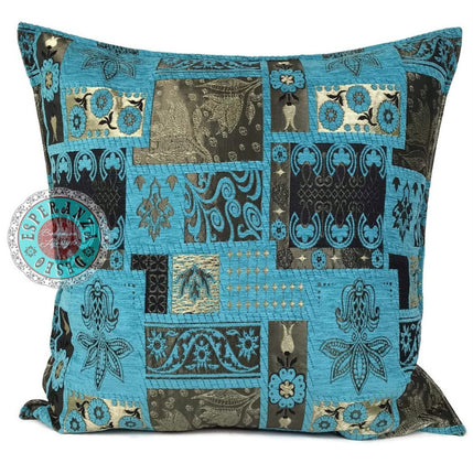 Patchwork kussenhoes/cushion cover ± 70x70cm