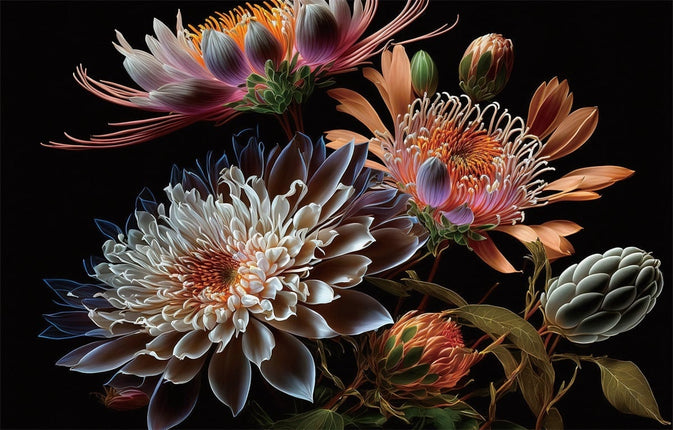 Schilderij in frame 110 cm