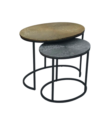 Set van 2 tafels ovaal