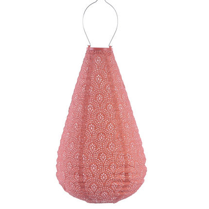 Solar Lampion 28 cm oranje