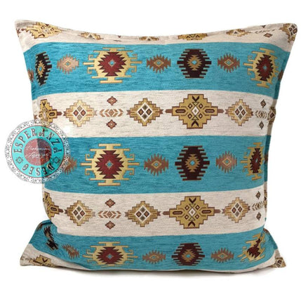 Aztec white stripes kussenhoes 45x45cm