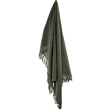 Plaid cosy green 130x 161