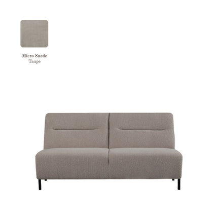 Bank Nero - Taupe - Micro Suede