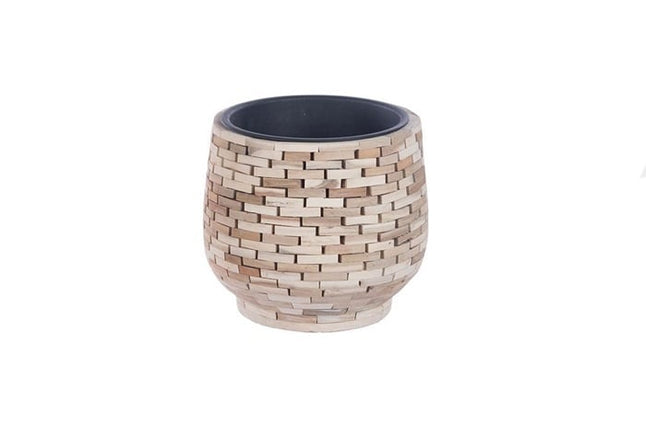 Houten pot 30 cm