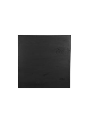 Eetkamertafel Tafelblad Straight Edge - Zwart - Mangohout - 70 cm Straight