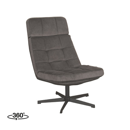 Fauteuil Alvar - Antraciet - Cosmo