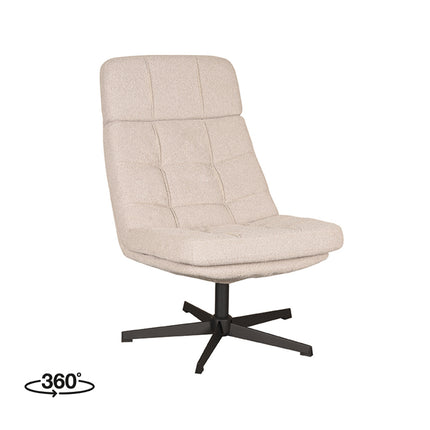 Fauteuil Alvar - Naturel - Boucle
