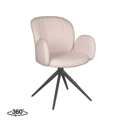 Eetkamerstoel Kimball - Naturel - Boucle