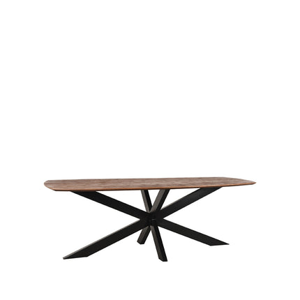 Eetkamertafel Zane - Espresso - Mangohout - 190 cm