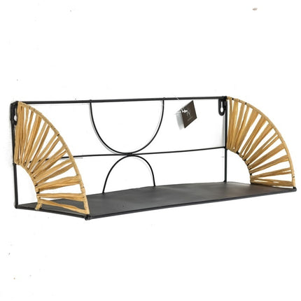 Wandrek metaal rotan