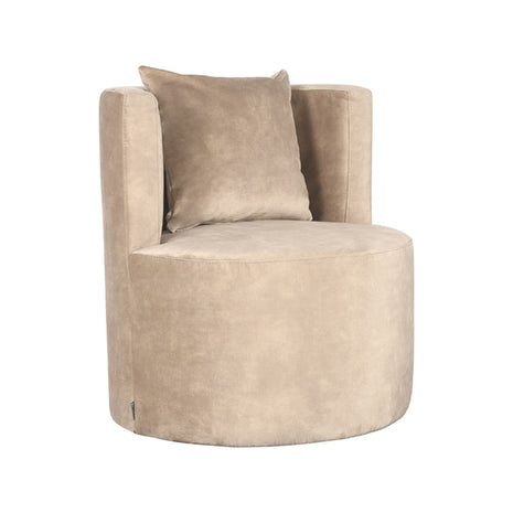Fauteuil Evy - Zand - Velours