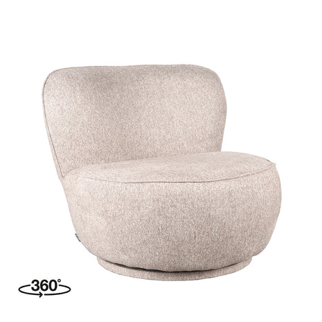 Fauteuil Bunny - Taupe - Boucle