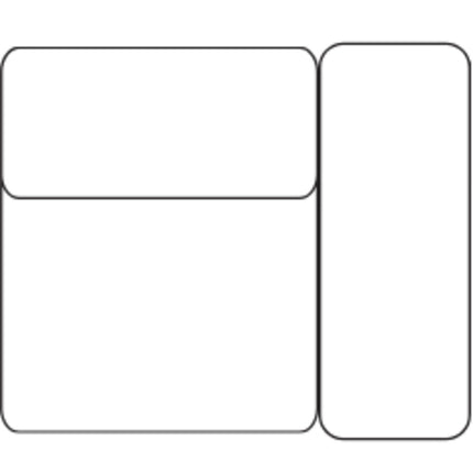 Bank Vitoro - Naturel - Stof - 1,5-Zits Arm Rechts VS