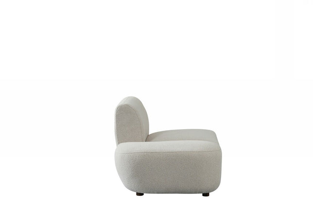 LABEL51 Bank Tivoli Ottomane Rechts 135x102x83 cm - Naturel - Stof