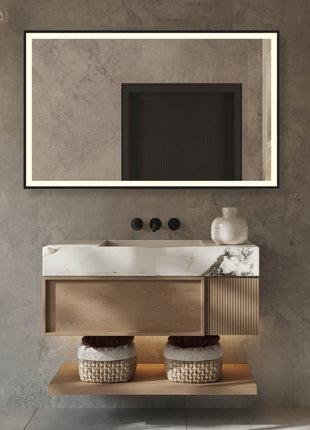 Spiegel met Verlichting - Badkamerspiegel - Wandspiegel - Spiegels - LED - Anti-condens - 120 x 75 cm