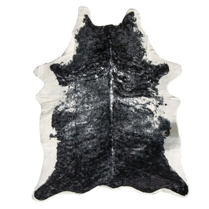 Koeienhuid zwart imitatie