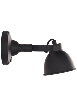 Wandlamp Bow - Zwart - Metaal - M