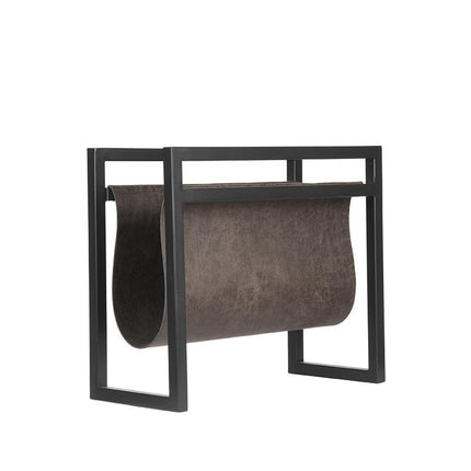 Magazinehouder - Antraciet - Leder