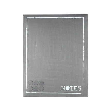 Wanddecoratie Memobord - Antiek grijs - Metaal