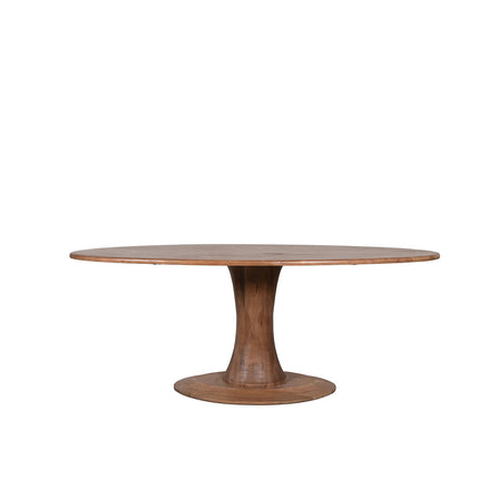 LABEL51 Eetkamertafel Craft - Nature Smooth - Mangohout - 230 cm - Ovaal