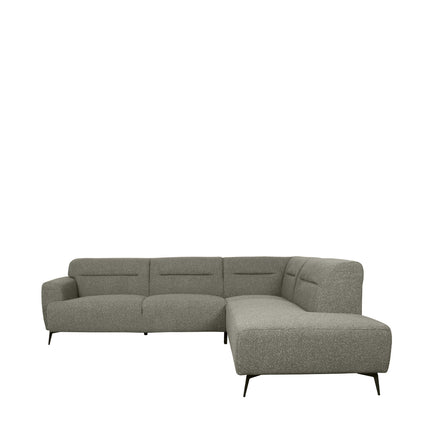 LABEL51 Hoekbank Bolzano - Mushroom - Royal Boucle - Rechts Voorstaand