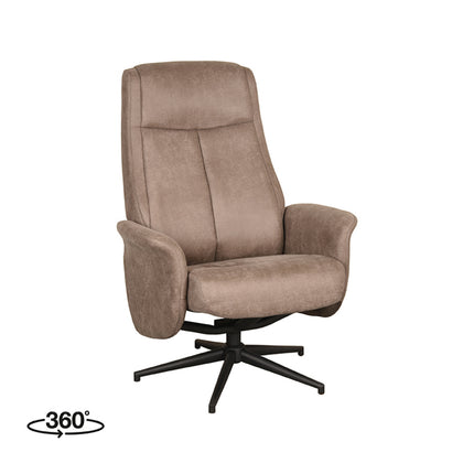 Fauteuil Bergen - Taupe - Micro Suede