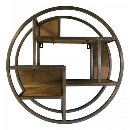 Wandrek rond zwart 60 cm