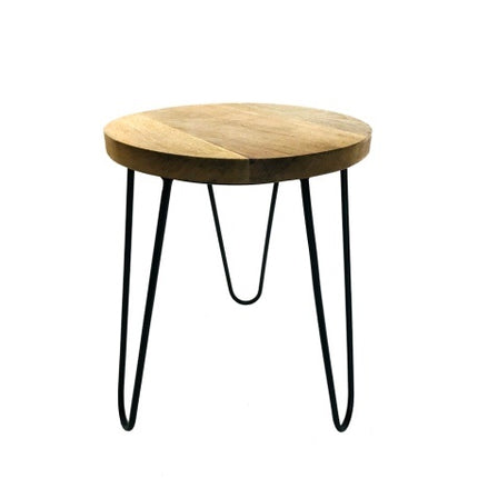 Stool wooden top