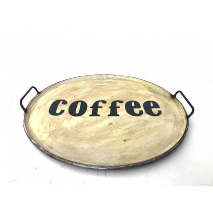Iron tray coffee