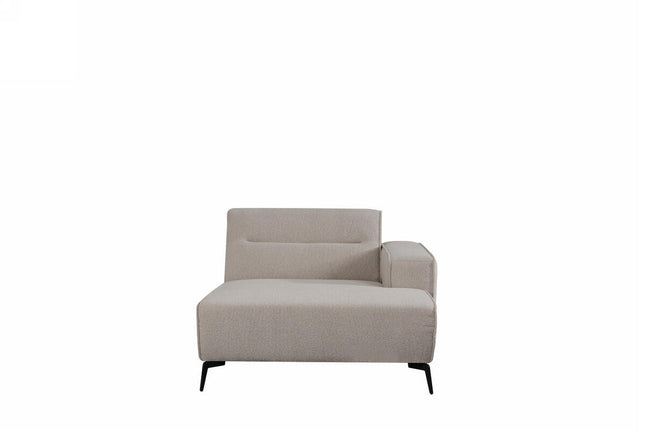 Bank Nero - Naturel - Boucle - Long Chair Arm Rechts VS