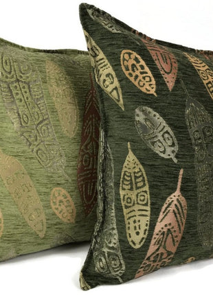 Aztec hardroze kussenhoes ± 70 x 70 cm