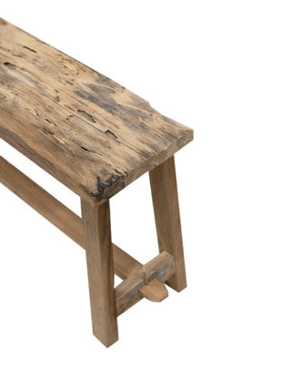 Houten bankje rustiek | 40cm