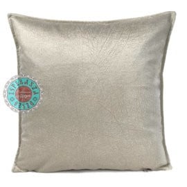 Velvet kussen metallic antraciet grijs 45 x 45 cm