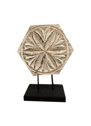 Ornament Flower Whitewash