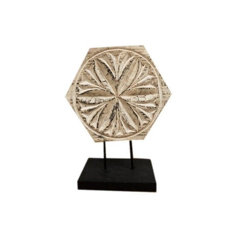 Ornament Flower Whitewash