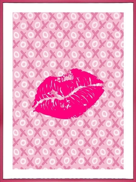 Poster in frame