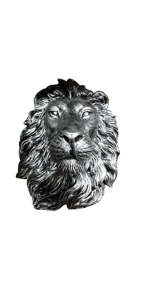 Leeuwenkop zilver