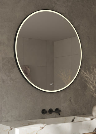 Badkamerspiegel - Spiegel met Verlichting - Spiegel - Spiegel Rond - Led Verlichting - Anti Condens - 80 cm