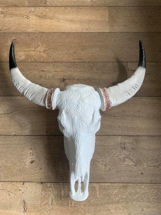 Skull gegraveerd indiaan A 68 x 80 cm