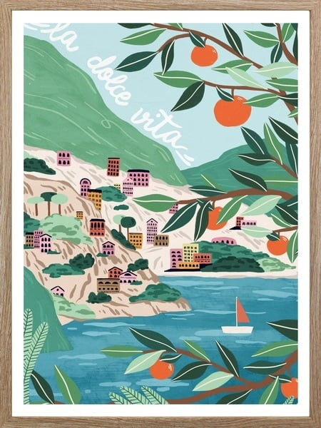 Poster in frame