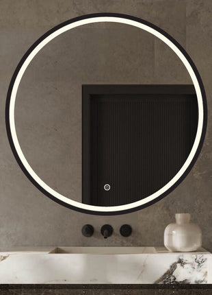 Badkamerspiegel - Spiegel - Spiegel met Verlichting - Spiegel Rond - Led Verlichting - Anti Condens - 100 cm